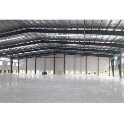 Q345b Prefabricated Steel Structures Warehouse / Workshop Pre Engineering Building