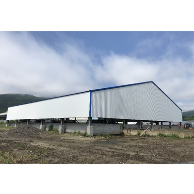 Q345b Prefabricated Steel Structures Warehouse / Workshop Pre Engineering Building