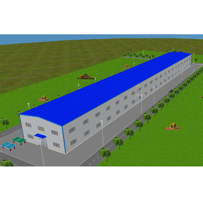 Q345B Steel Customized Prefabricated Commercial Buildings Industrial Wide Span Steel Warehouse