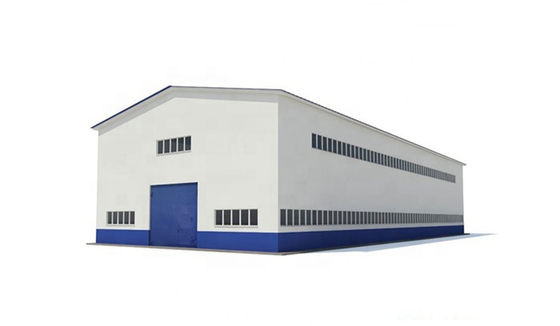 AISI Prefabricated Steel Structures , Prefab Metal Building Construction Vibration Proof
