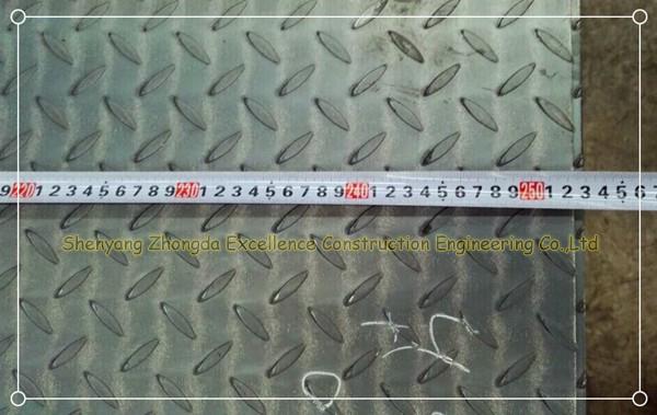 Plat à carreaux de baisse laminée à chaud de larme de Tangshan de bande de roulement de sécurité d'A36 RENTAI