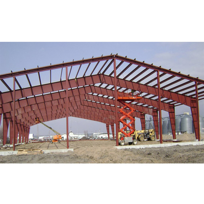 Q345b Prefabricated Steel Structures Warehouse / Workshop Pre Engineering Building