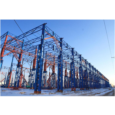 Construction de structures en acier galvanisé préfabriqué sur mesure avec connexion à boulons de résistance