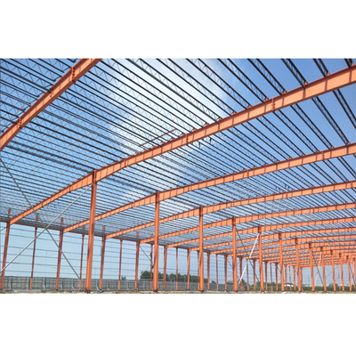Connexion de boulons Structures en acier préfabriquées avec résistance de finition galvanisée / installation facile