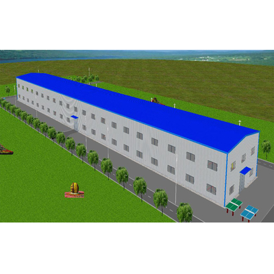 Q345B Steel Customized Prefabricated Commercial Buildings Industrial Wide Span Steel Warehouse